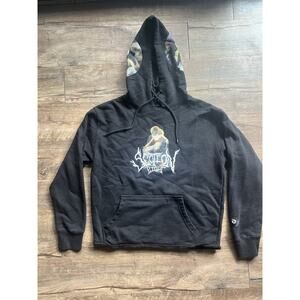 Section 8 Pieta Hoodie Medium Virgin Mary Jesus Black Hoodie